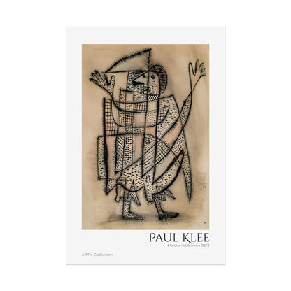 Maske mit Sense (1927)  by Paul Klee / Affiche imprimée - Série ART's Collection