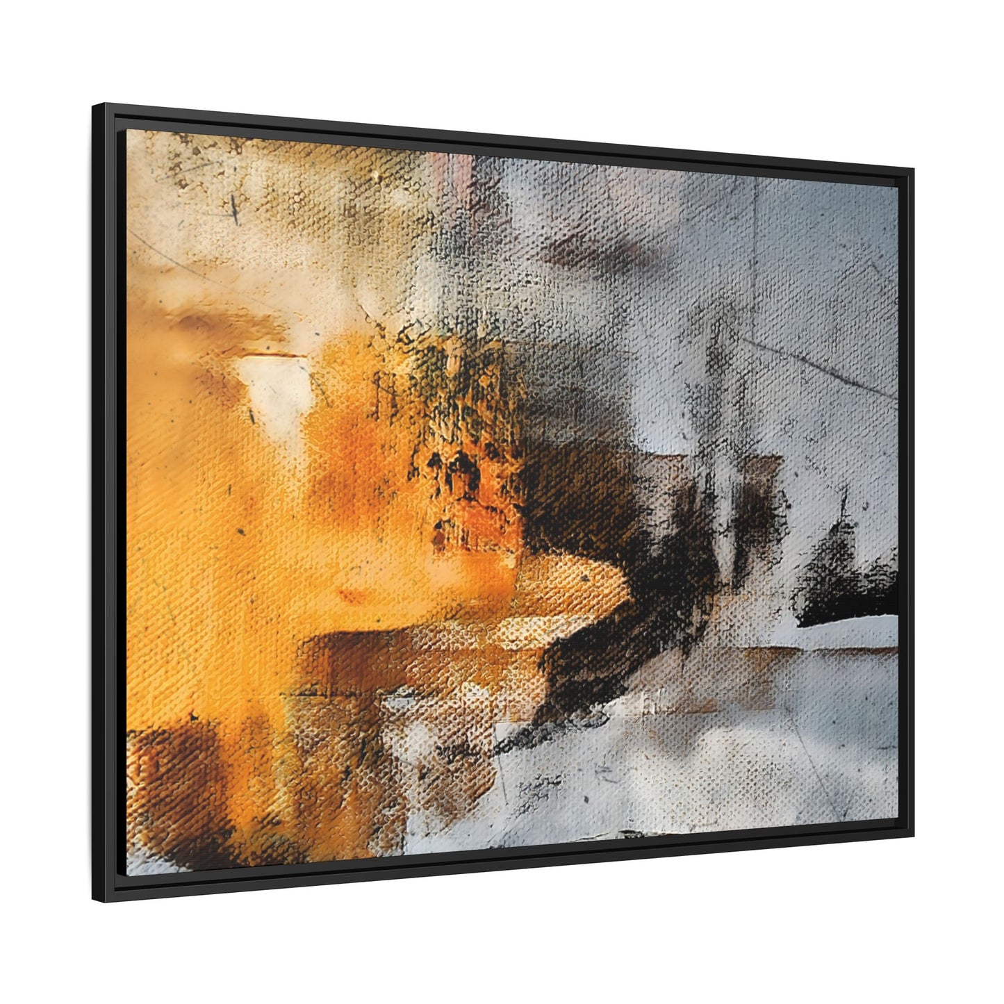 Tableau Graphic Ceylan "Série Sign Collections" / Toile encadrée sur caisse américaine