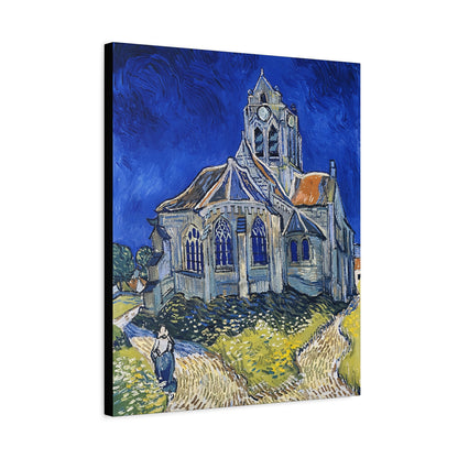 The Church in Auvers-sur-Oise (1890)  by Vincent van Gogh  / Reproduction Fine Art sur Toile / Epaisseur 3,2cm - 1'25 po