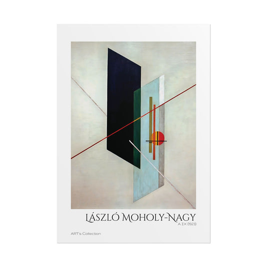 A IX (1923) by László Moholy-Nagy / Affiche imprimée - Série ART's Collection