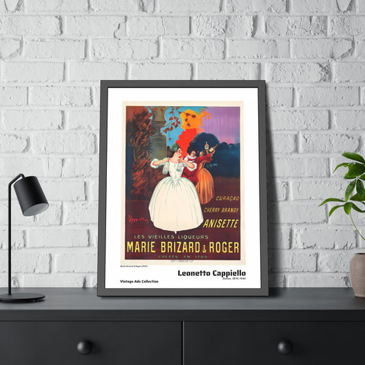 Marie Brizard & Roger (1912) by Leonetto Cappiello / Affiche Encadrée Série Vintage Ads Collection