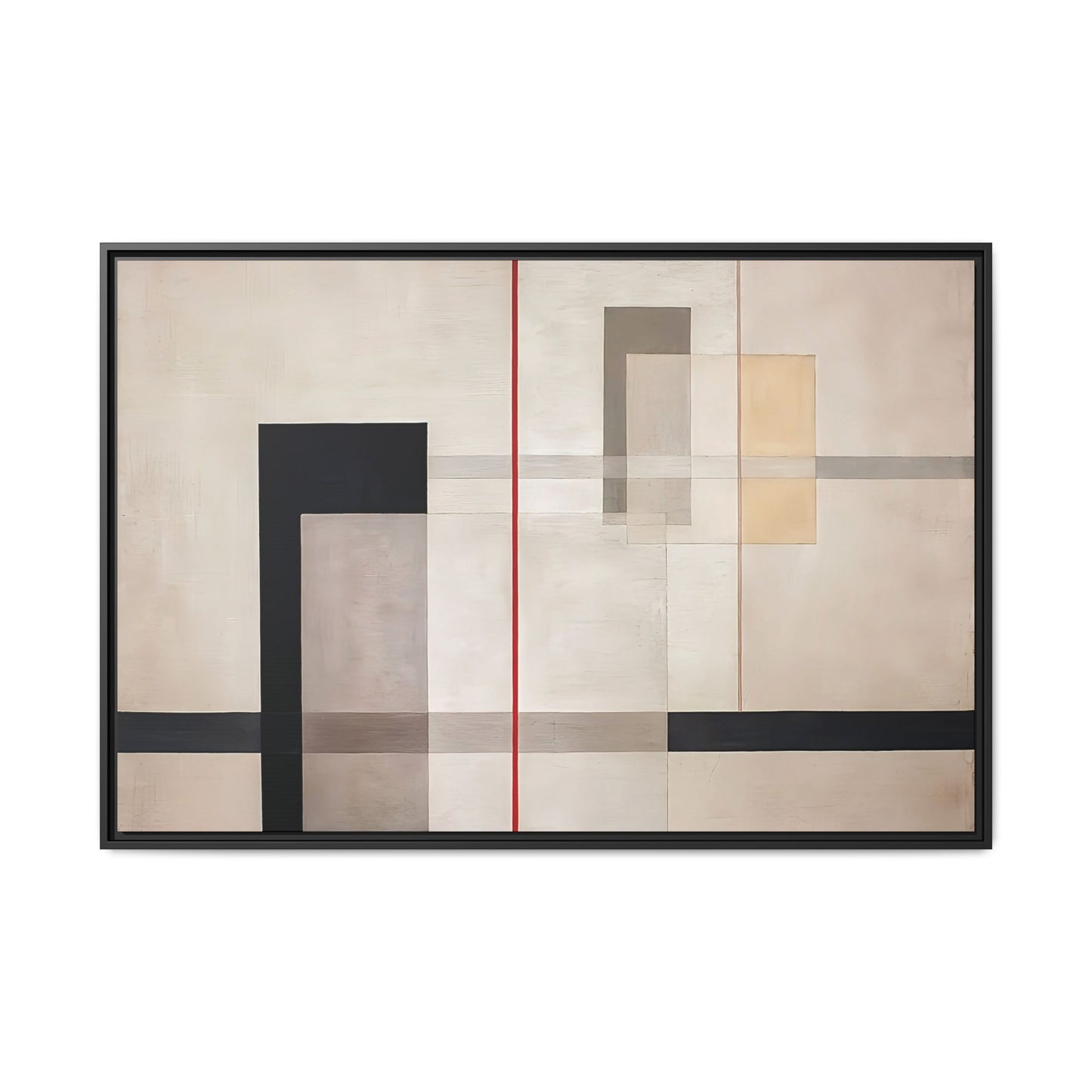 K VII (1922) by László Moholy-Nagy  / Toile encadrée sur caisse américaine