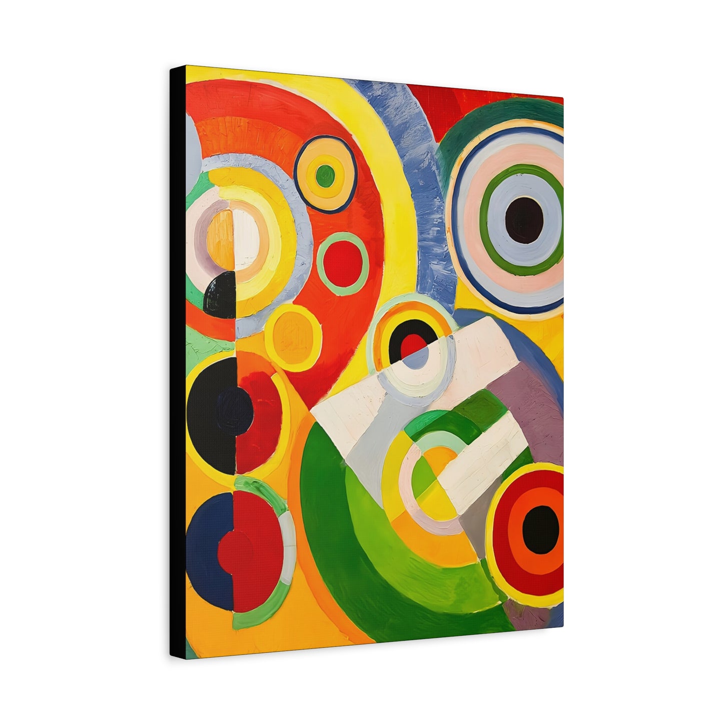 Rythme, Joie de vivre (1930) by Robert Delaunay / Reproduction Fine Art sur Toile / Large Epaisseur 3.2 cm - 1.25 inch