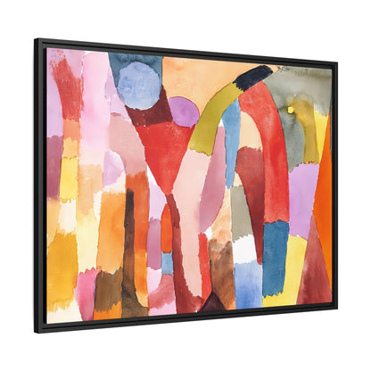 Movement of Vaulted Chambers (1915) by Paul Klee / Toile encadrée sur caisse américaine