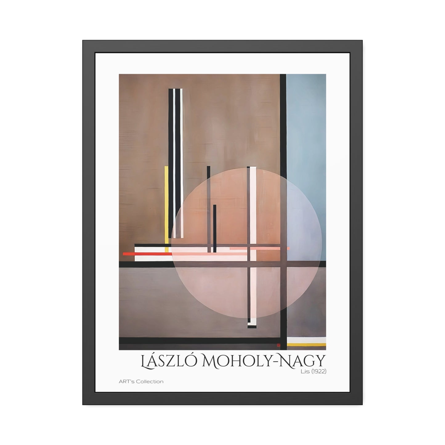 Lis (1922) by László Moholy-Nagy  / Affiche Encadrée série ART's Collection