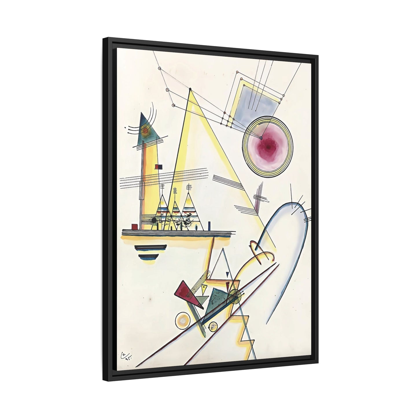 Wassily Kandinsky / Delicate Soul (1925) / Toile encadrée sur caisse américaine