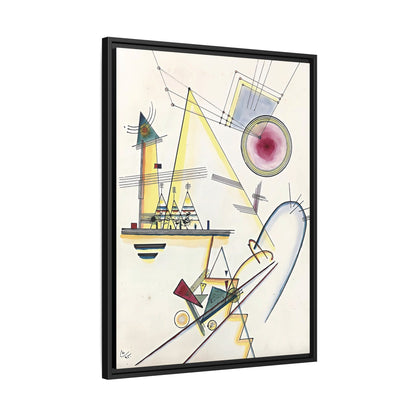 Wassily Kandinsky / Delicate Soul (1925) / Toile encadrée sur caisse américaine