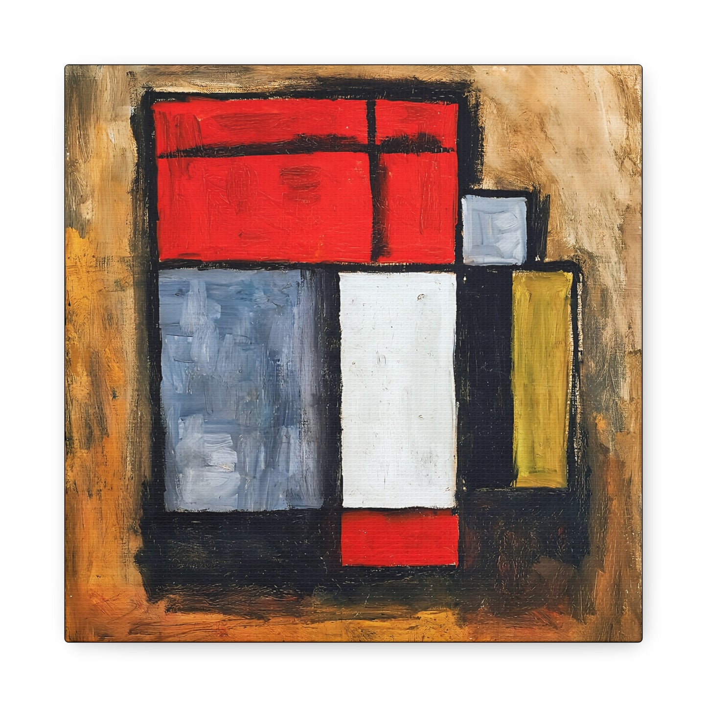 Formas abstractas (1929) by Joaquín Torres-García / Reproduction Fine Art sur Toile /  Epaisseur 3.2 cm - 1.25 inch