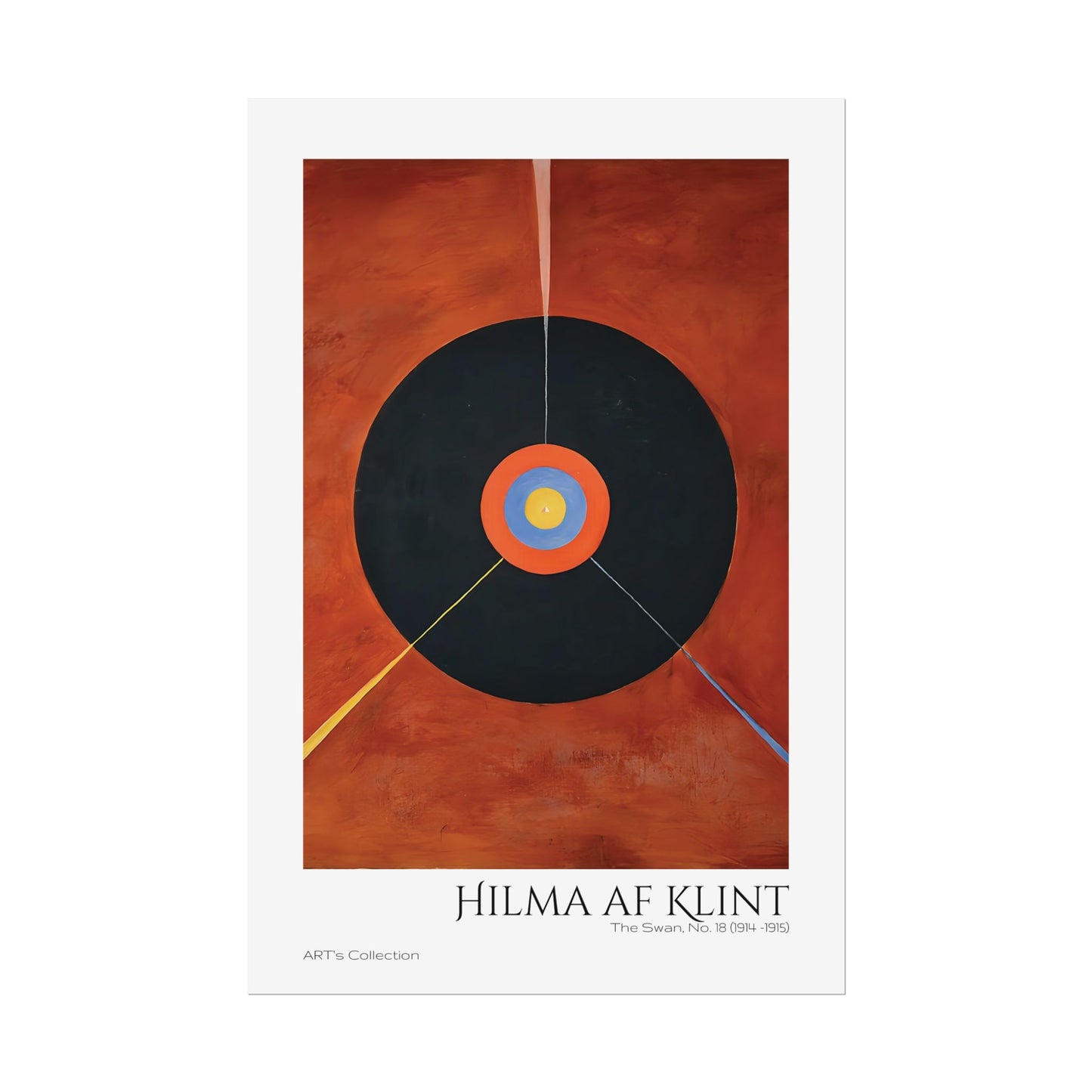 The Swan, No. 18 (1914 -1915) by Hilma af Klint  / Affiche imprimée - Série ART's Collection
