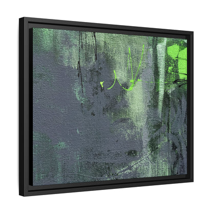 Tableau Beaux Arts Quartz & Emeraude "Série Sign Collections" / Toile encadrée sur caisse américaine