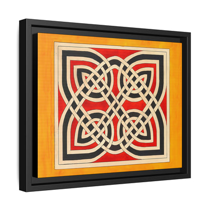 Celtic Ornament (ca 1900) by Elizabeth A. Nedwill / Toile encadrée sur caisse américaine