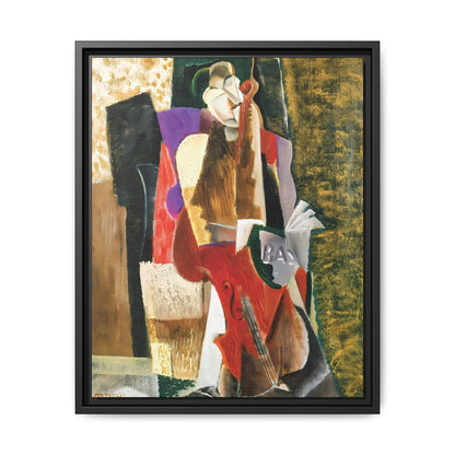 The Cellist (1917) by Max Weber  / Toile encadrée sur caisse américaine