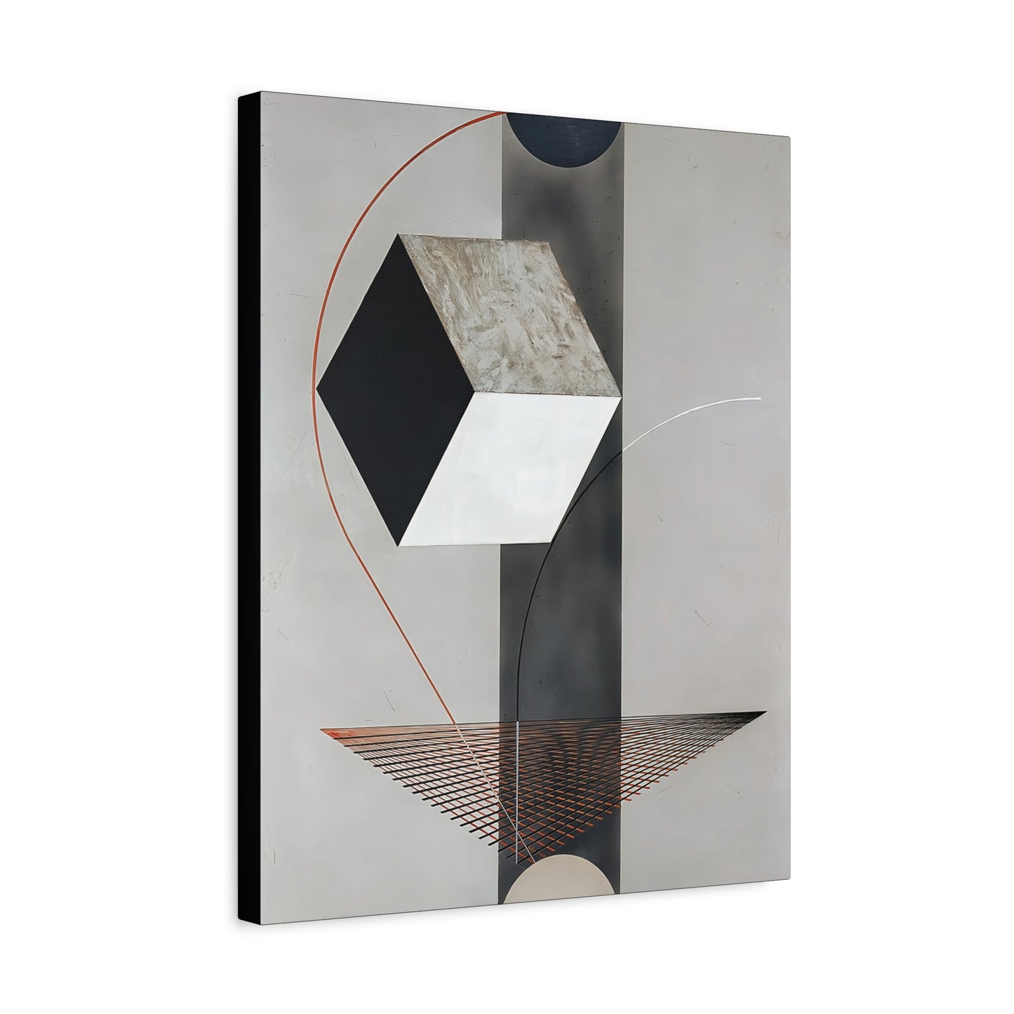 Proun 99 (ca. 1923-1925) by El Lissitzky / Reproduction Fine Art sur Toile /  Epaisseur 3.2 cm - 1.25 inch