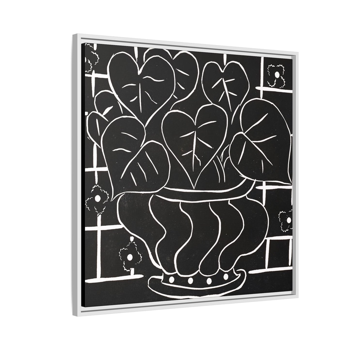 Corbeille de bégonias I (1938) by Henri Matisse / Toile encadrée sur caisse américaine