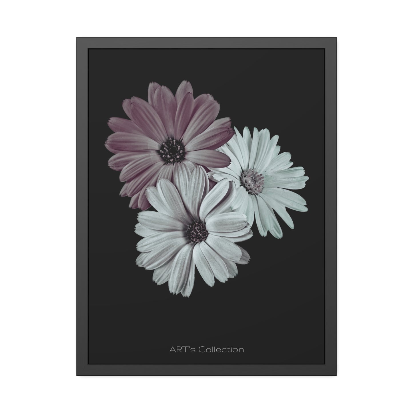 Collection Signature "FLORAL Numéro 5" sur Affiche Encadrée série ART's Collection