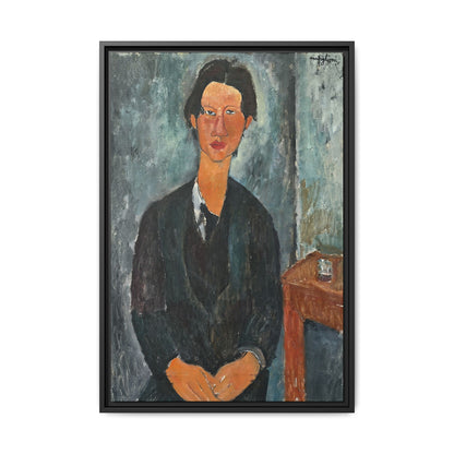 Chaim Soutine (1917) by Amedeo Modigliani / Toile encadrée sur caisse américaine