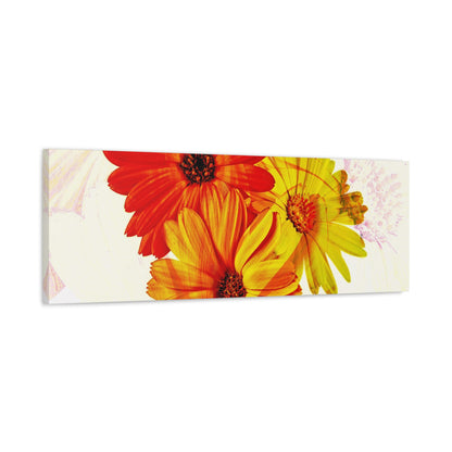Collection Signature "FLORAL Numéro 19" sur Toile Fine Art sur Toile / Epaisseur 3,2cm - 1'25 po