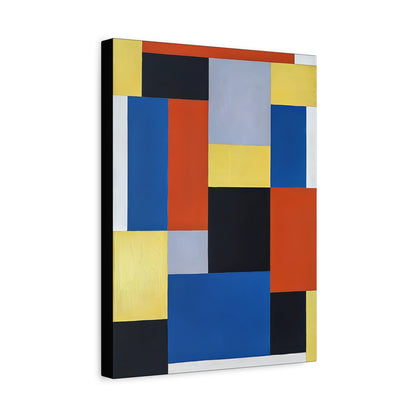 Composition XX (1920) by Theo van Doesburg  / Reproduction Fine Art sur Toile / Epaisseur 3.2 cm - 1.25 inch