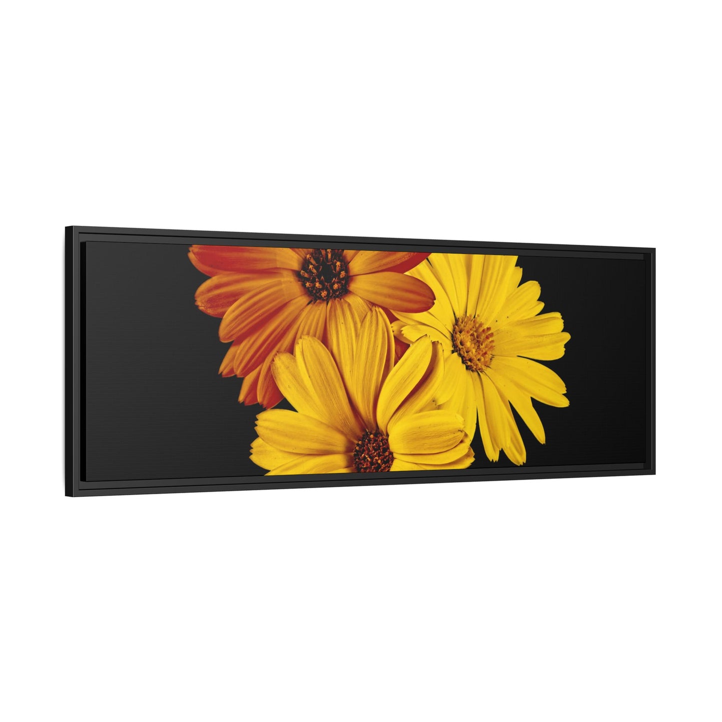 Collection Signature "FLORAL Numéro 4" sur Toile encadrée avec caisse américaine