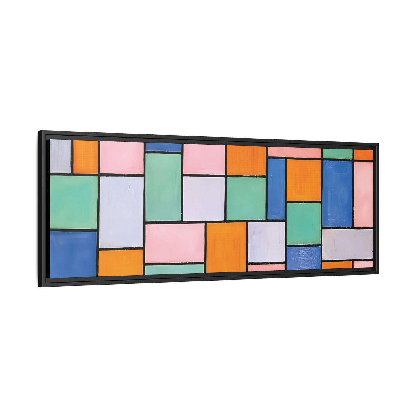Composition in dissonances (1919) by Theo van Doesburg  / Toile encadrée sur caisse américaine