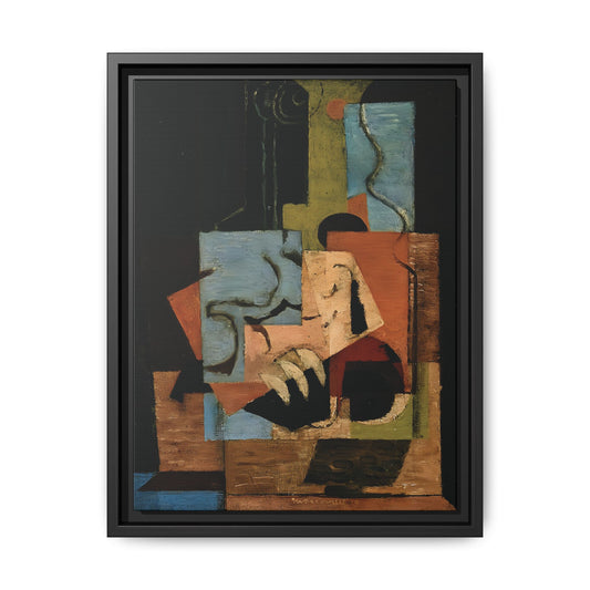Composition (1919) by Louis Marcoussis / Toile encadrée sur caisse américaine