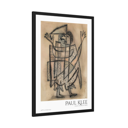 Maske mit Sense (1927) by Paul Klee / Affiche Encadrée série ART's Collection
