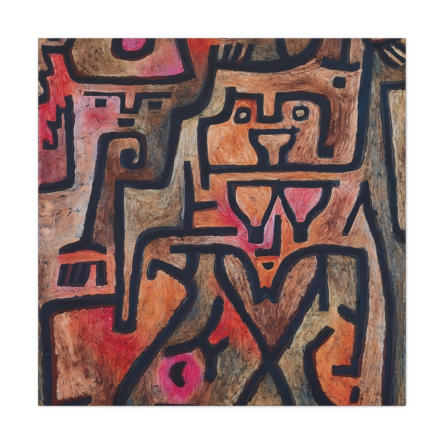 Forest Witches (1938) by Paul Klee / Reproduction Fine Art sur Toile / Epaisseur 3,2cm - 1'25 po