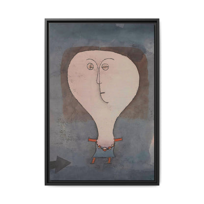 Fright of a Girl (1922) by Paul Klee / Toile encadrée sur caisse américaine
