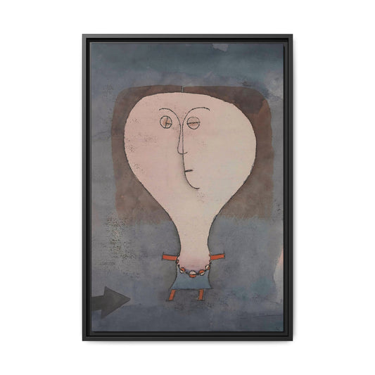 Fright of a Girl (1922) by Paul Klee / Toile encadrée sur caisse américaine