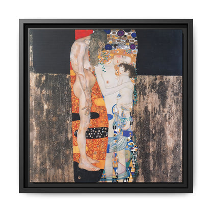 The Three Ages of the Woman (1905) by Gustav Klimt / Toile encadrée sur caisse américaine