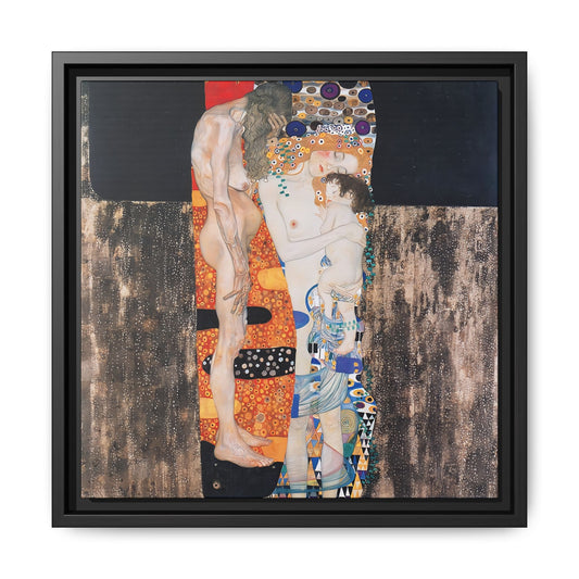 The Three Ages of the Woman (1905) by Gustav Klimt / Toile encadrée sur caisse américaine