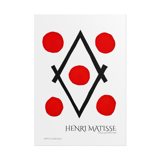 Losange (1946-1947) by Henri Matisse / Affiche imprimée - Série ART's Collection