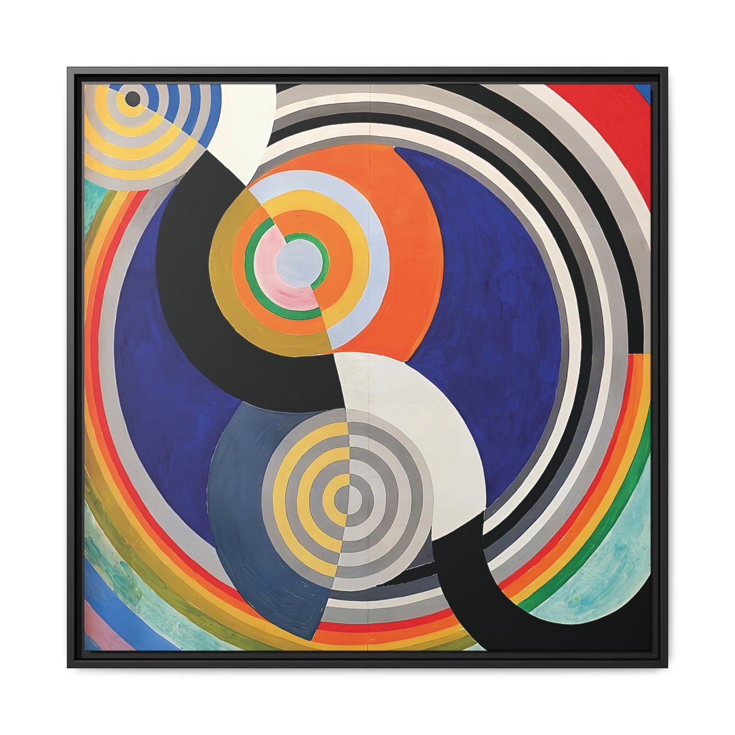Rythme Numéro 2 (1938) by Robert Delaunay  / Toile encadrée sur caisse américaine