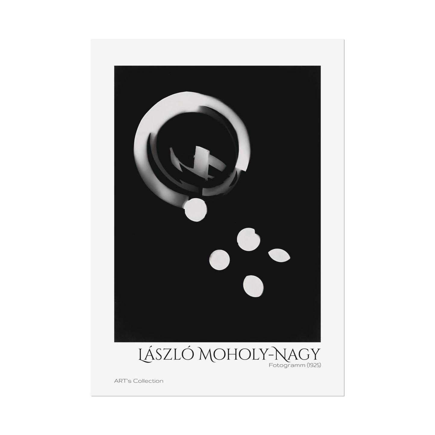 Fotogramm (1925) by László Moholy-Nagy / Affiche imprimée - Série ART's Collection