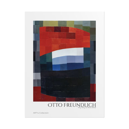 My Sky is Red (1933) by Otto Freundlich / Affiche imprimée - Série ART's Collection