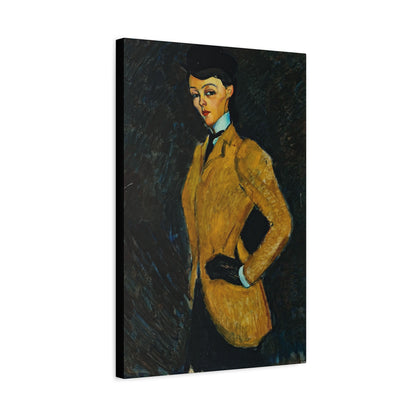 L'amazone (1909) by Amedeo Modigliani / Reproduction Fine Art sur Toile / Flanc Large Epaisseur 3.2 cm - 1.25 inch