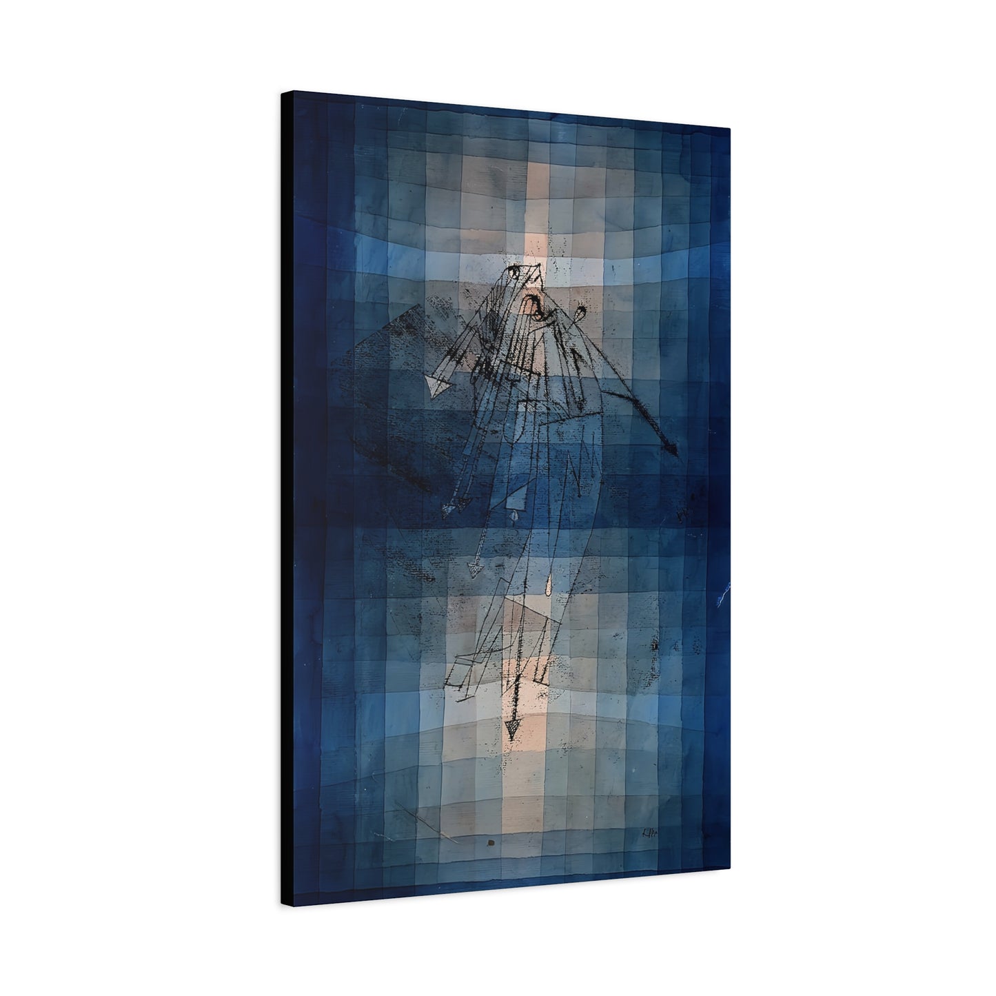 Dance of Moth (1923) by Paul Klee  / Reproduction Fine Art sur Toile / Epaisseur 3.2 cm - 1.25 inch