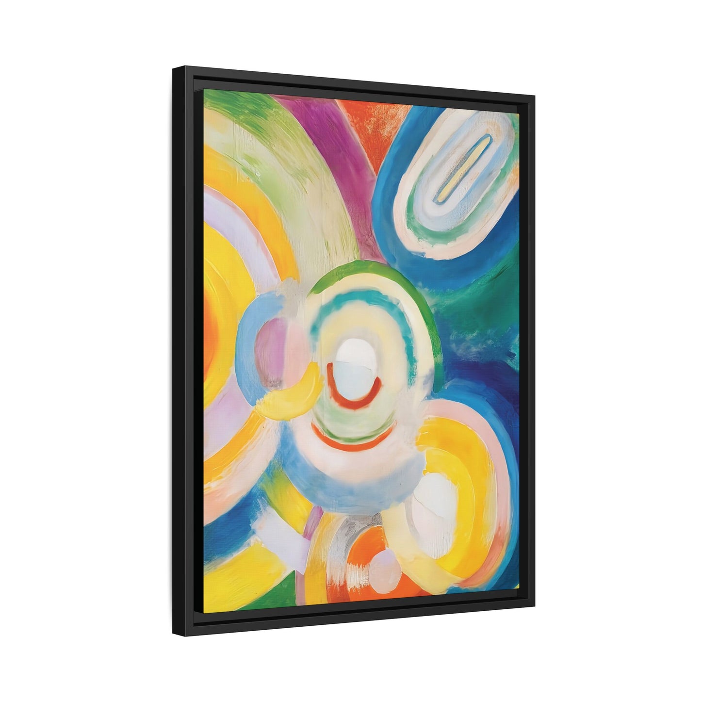 Disques Colorés (1913)  by Robert Delaunay  / Toile encadrée sur caisse américaine