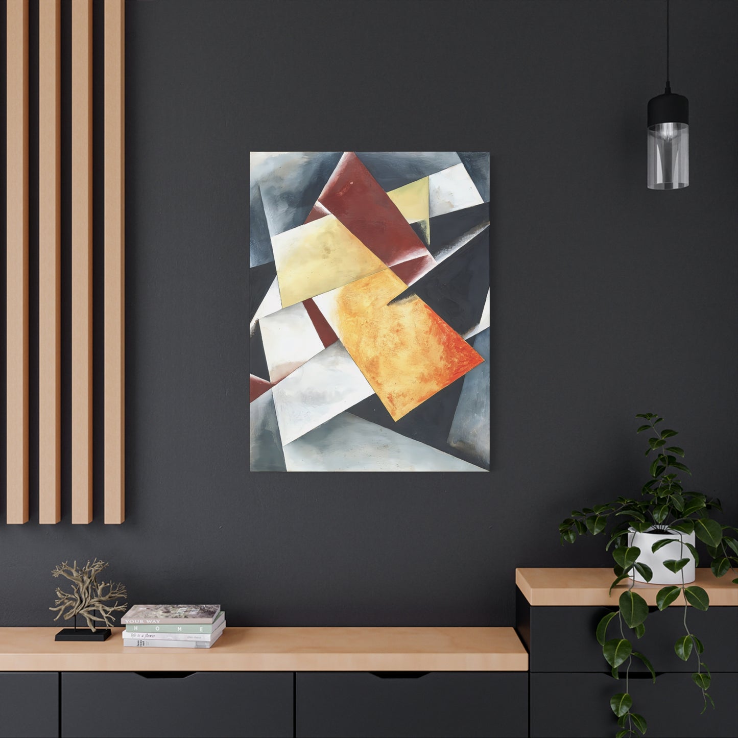 Painterly Architectonic (1919) by Lyubov Popova  / Reproduction Fine Art sur Toile /  Epaisseur 3.2 cm - 1.25 inch
