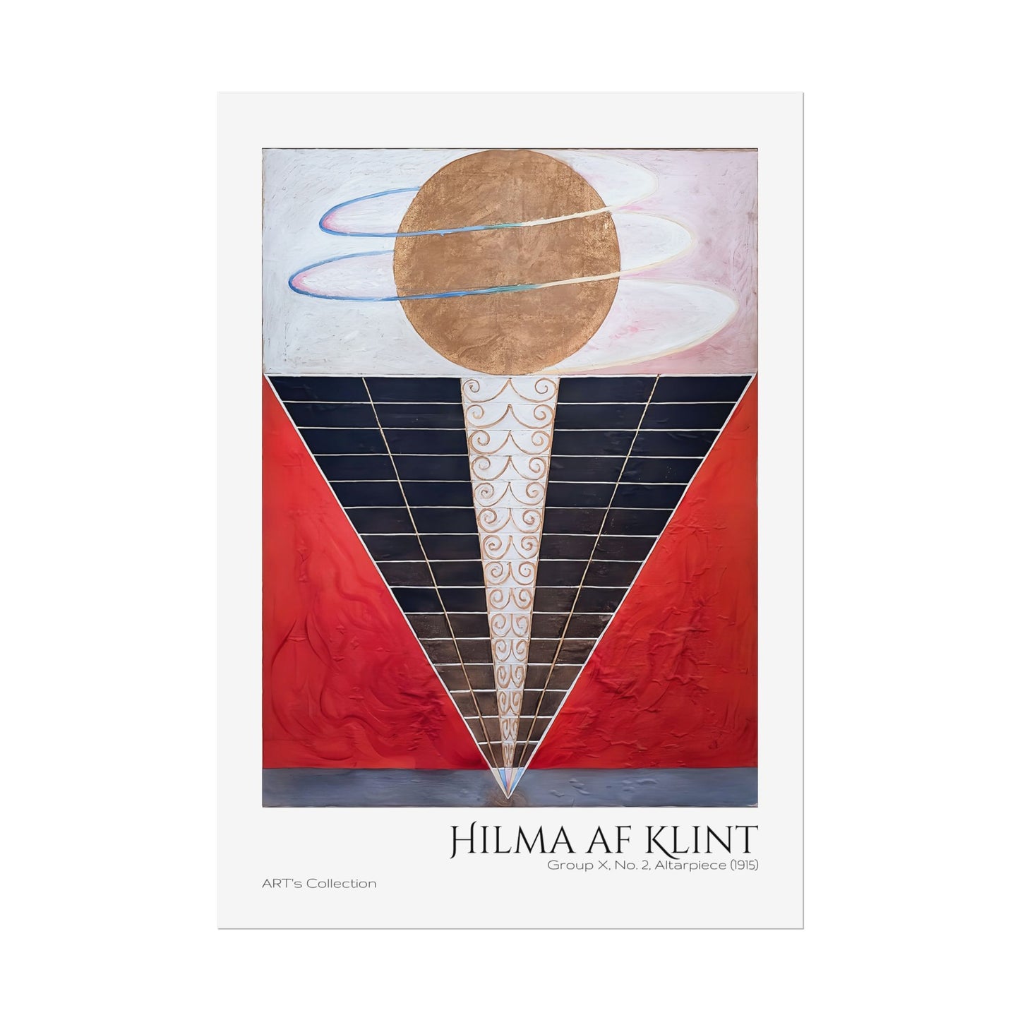 Group X No 2 Altarpiece (1915) by Hilma af Klint  / Affiche imprimée - Série ART's Collection