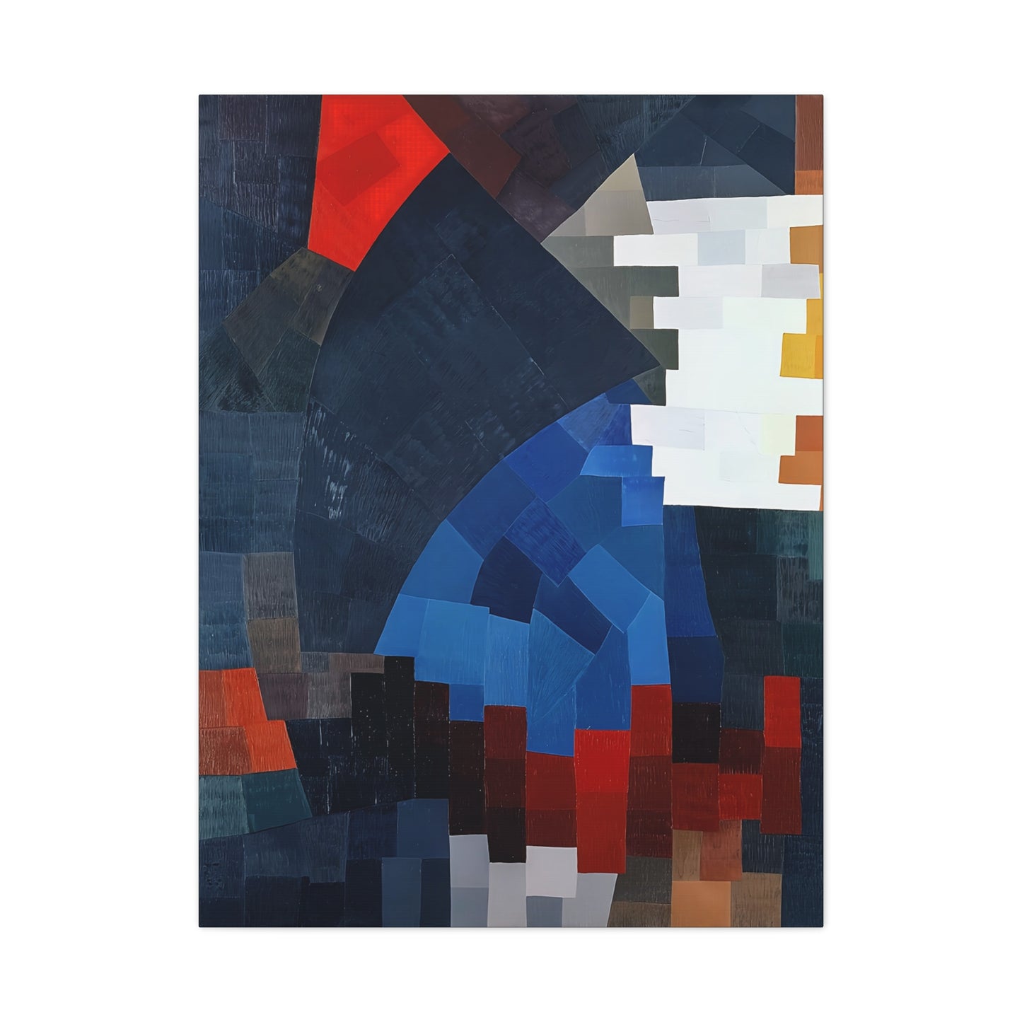 Composition (1932) by Otto Freundlich  / Reproduction Fine Art sur Toile /  Epaisseur 3.2 cm - 1.25 inch