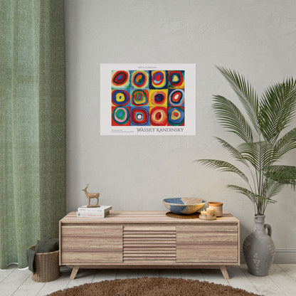 Quadrate mit konzentrischen Ringen (1913) by Wassily Kandinsky / Affiche imprimée - Série ART's Collection