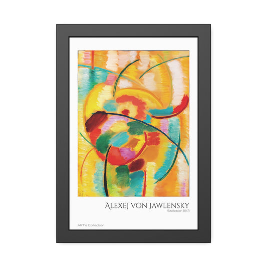 Stillleben (1917) by Alexej von Jawlensky  / Affiche Encadrée série ART's Collection