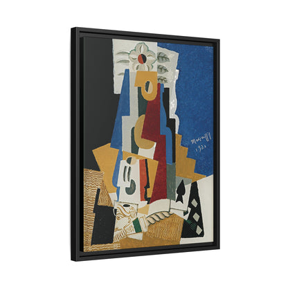 Nature Morte à L'as De Pique by Louis Marcoussis / Toile encadrée sur caisse américaine