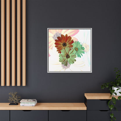 Collection Signature "FLORAL Numéro 14" sur Toile encadrée avec caisse américaine