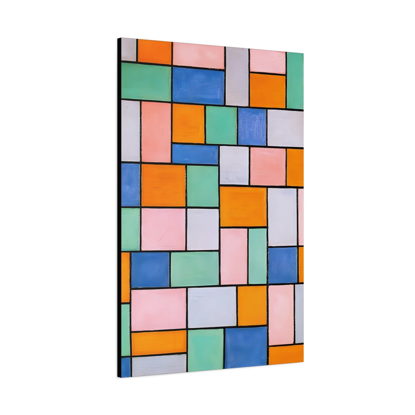 Composition in dissonances (1919) by Theo van Doesburg  / Reproduction Fine Art sur Toile / Epaisseur 3.2 cm - 1.25 inch
