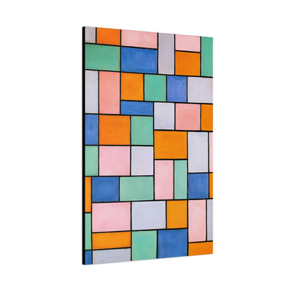 Composition in dissonances (1919) by Theo van Doesburg  / Reproduction Fine Art sur Toile / Epaisseur 3.2 cm - 1.25 inch