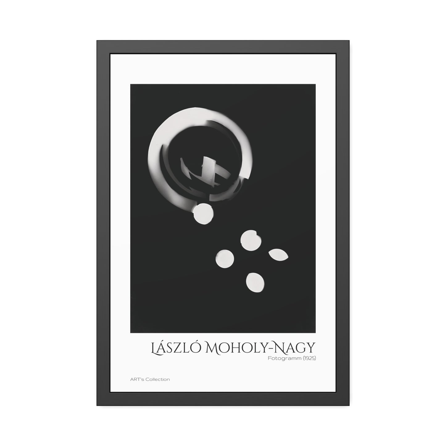Fotogramm (1925) by László Moholy-Nagy  / Affiche Encadrée série ART's Collection