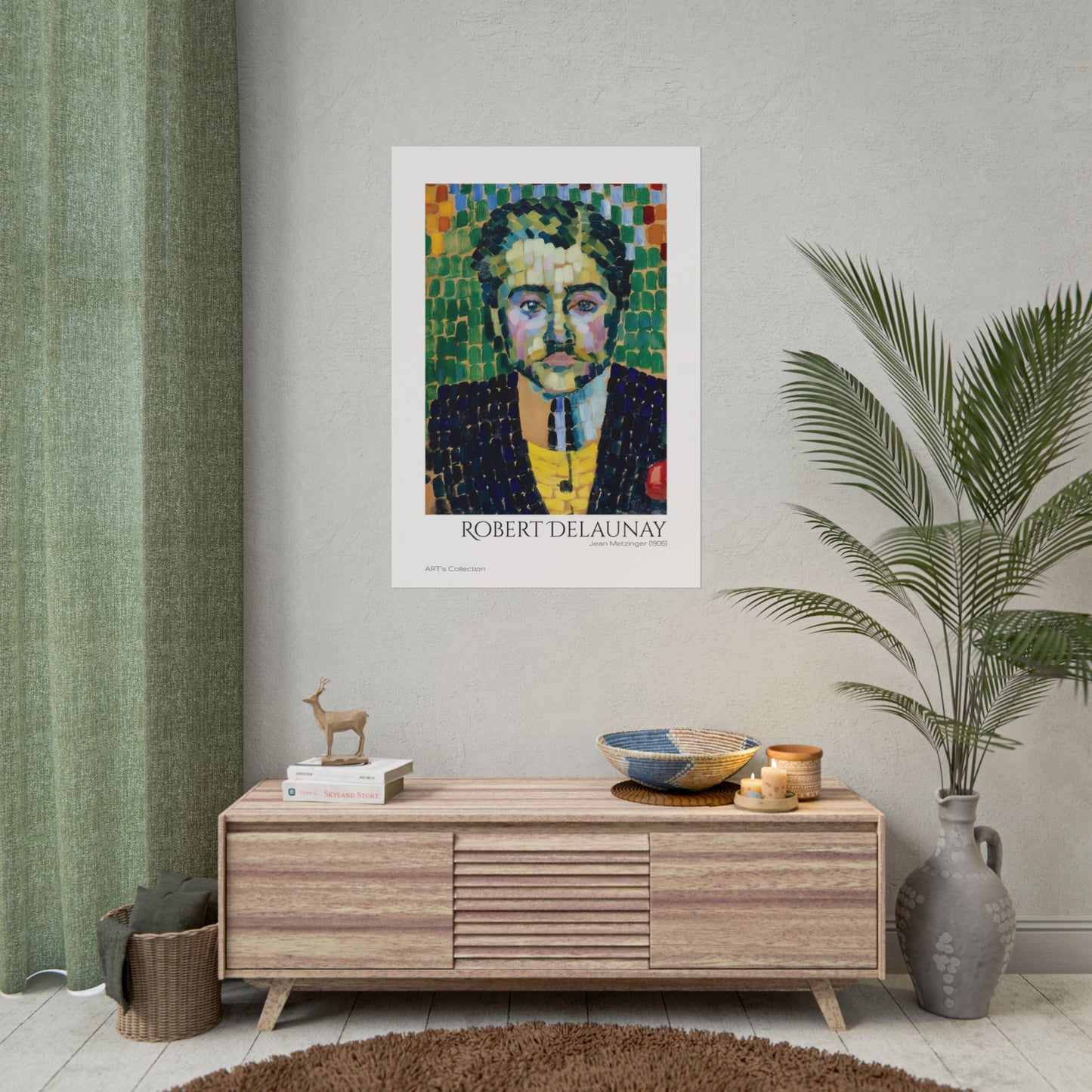 Jean Metzinger (1906) by Robert Delaunay / Affiche imprimée - Série ART's Collection