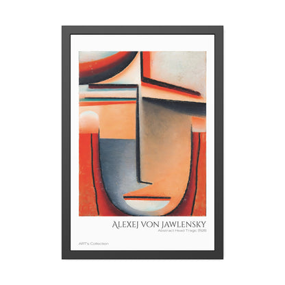 Abstract Head Tragic (1928) by Alexej von Jawlensky  / Affiche Encadrée série ART's Collection